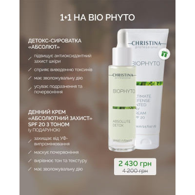 Bio Phyto Absolute Detox Serum Сыворотка "Абсолют Детокс" + ПОДАРОК 