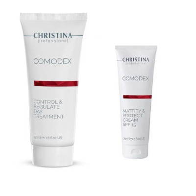 COMODEX CONTROL&REGULATE DAY TREATMENT ДНЕВНОЕ СРЕДСТВО "КОНТРОЛЬ И СТАБИЛИЗАЦИЯ" + ПОДАРОК  мини