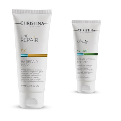 LINE REPAIR FIX HA REPAIR MASK  Відновлювальна маска з гіалуроновою кислотою  +ПОДАРУНОК міні