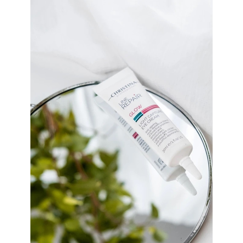 LINE REPAIR GLOW LIGHT CAPTURE EYE CREAM  Багатофункціональний крем для шкіри навколо очей  +ПОДАРУНОК міні