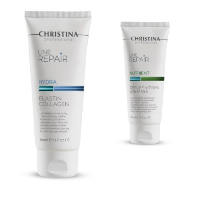 LINE REPAIR HYDRA ELASTIN COLLAGEN  Зволожувальний крем з еластином та колагеном  + ПОДАРУНОК міні