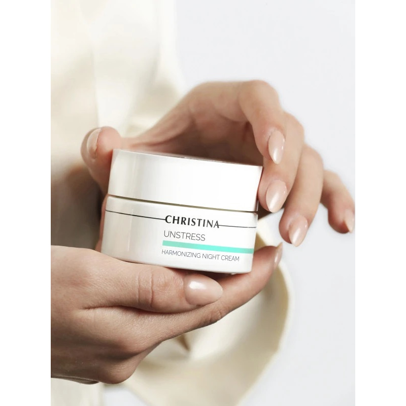 UNSTRESS HARMONIZING NIGHT CREAM EYE & NECK  Ночной крем‑концентрат для деликатной зоны вокруг глаз и шеи + ПОДАРОК  