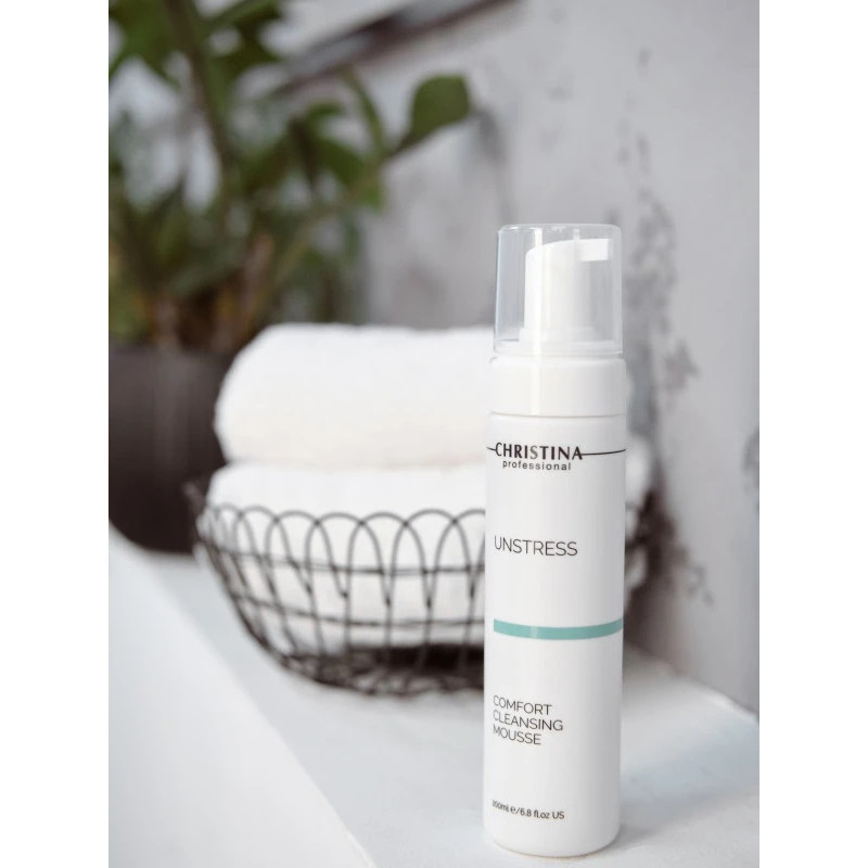 UNSTRESS COMFORT CLEANSING MOUSSE Очищувальний мус-комфорт + ПОДАРУНОК   