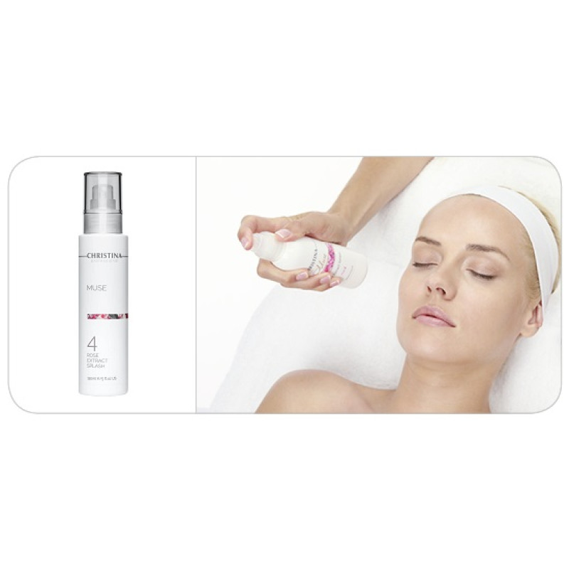 MUSE ROSE EXTRACT SPLASH STEP 4 Освежающая вода с экстрактом розы ШАГ 4