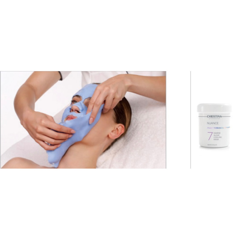 NUANCE MARINE ALGAE COOLING MASK STEP 7  Альгинатная охлаждающая маска ШАГ 7