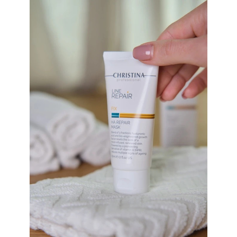 LINE REPAIR FIX HA REPAIR MASK  Відновлювальна маска з гіалуроновою кислотою +ПОДАРУНОК міні