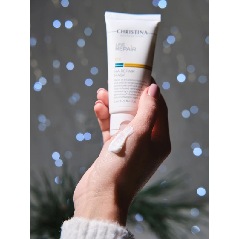 LINE REPAIR FIX HA REPAIR MASK  Відновлювальна маска з гіалуроновою кислотою +ПОДАРУНОК міні
